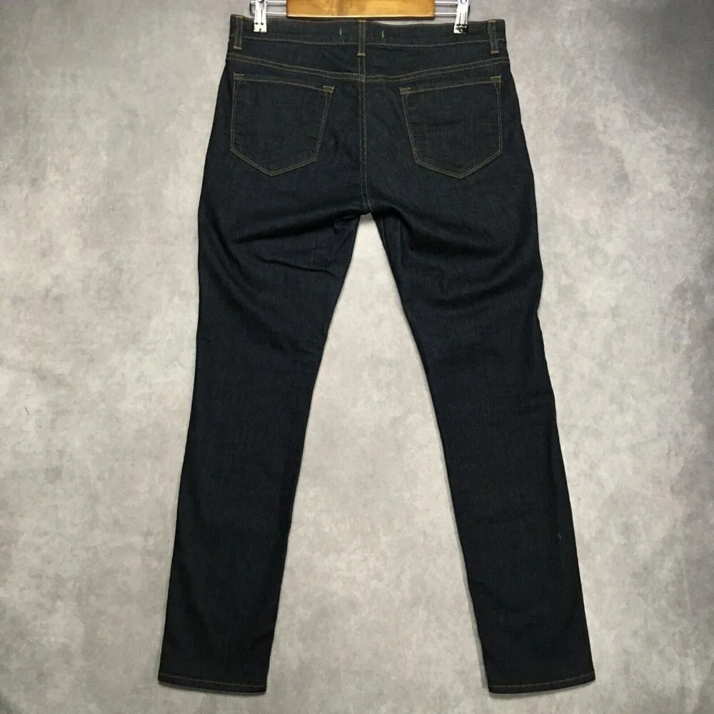 J Brand Womens Skinny Leg Pure Blue Jeans size 31 Dark Wash Stretch Denim Pants - Picture 5 of 15